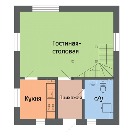 План 1-го этажа